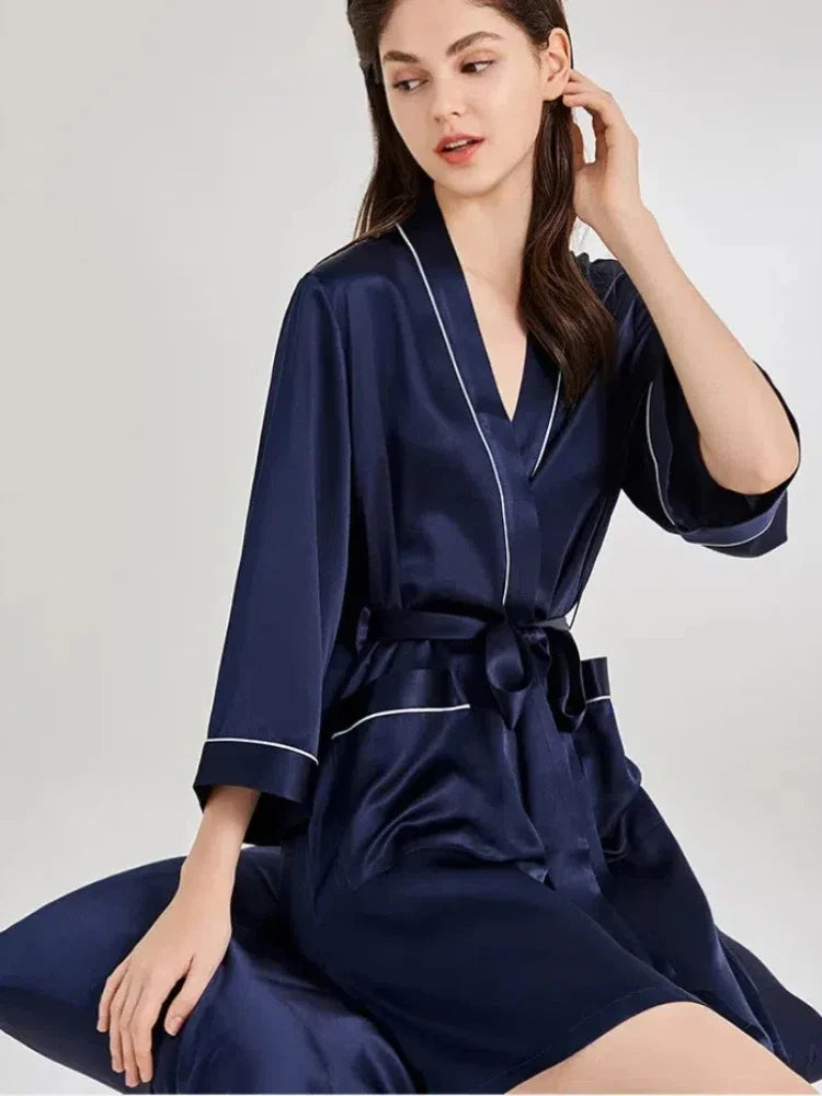MULBERRY SILK ROBE