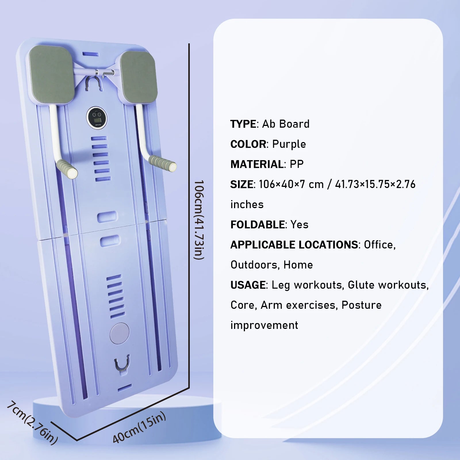 PILATES BOARD - 5 IN 1