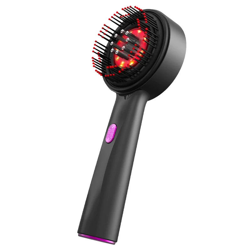 ELECTRIC VIBRATION MASSAGE COMB WITH RED LIGHT THERAPY