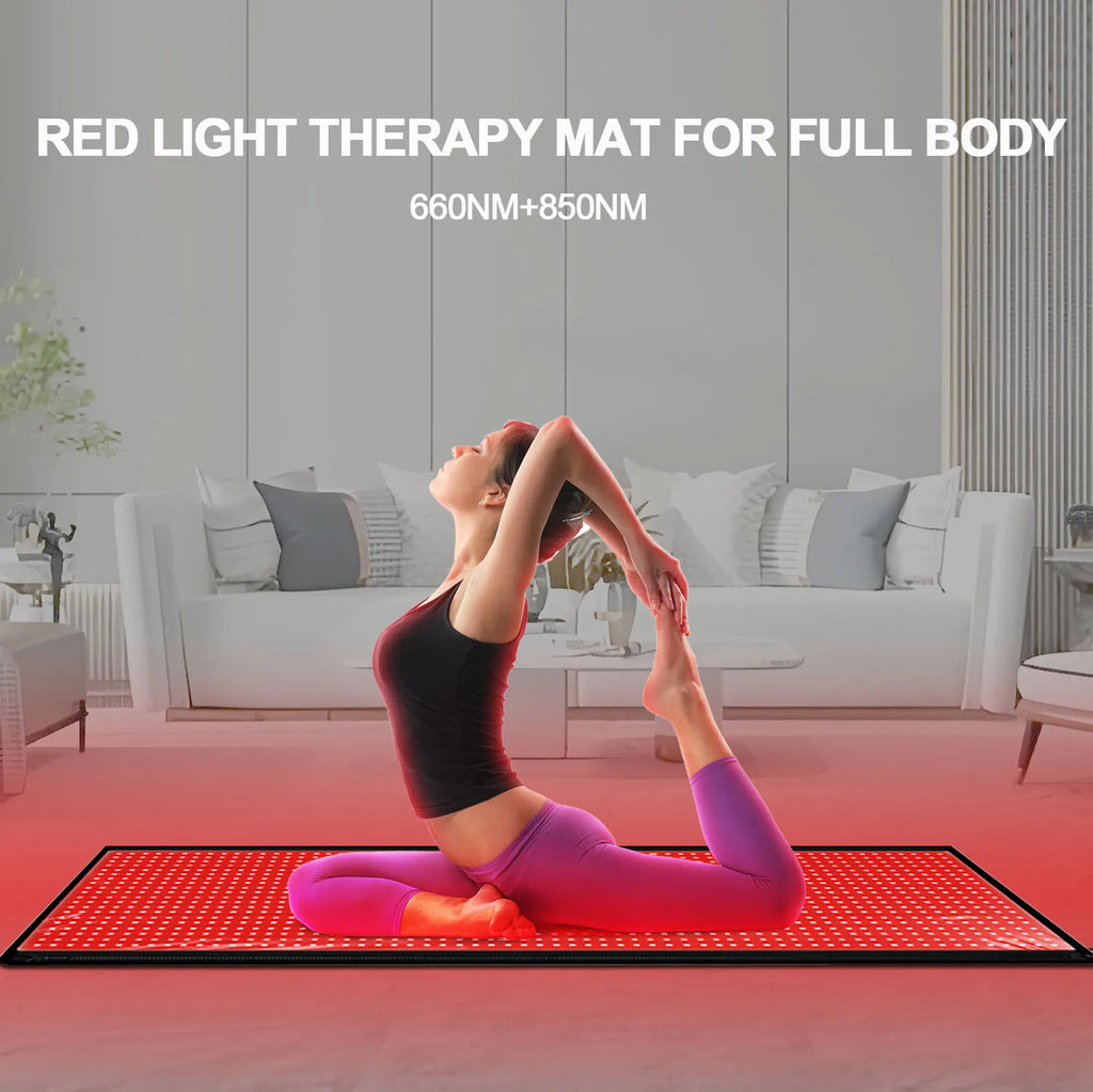 RED LIGHT THERRAPY HEATING PAD