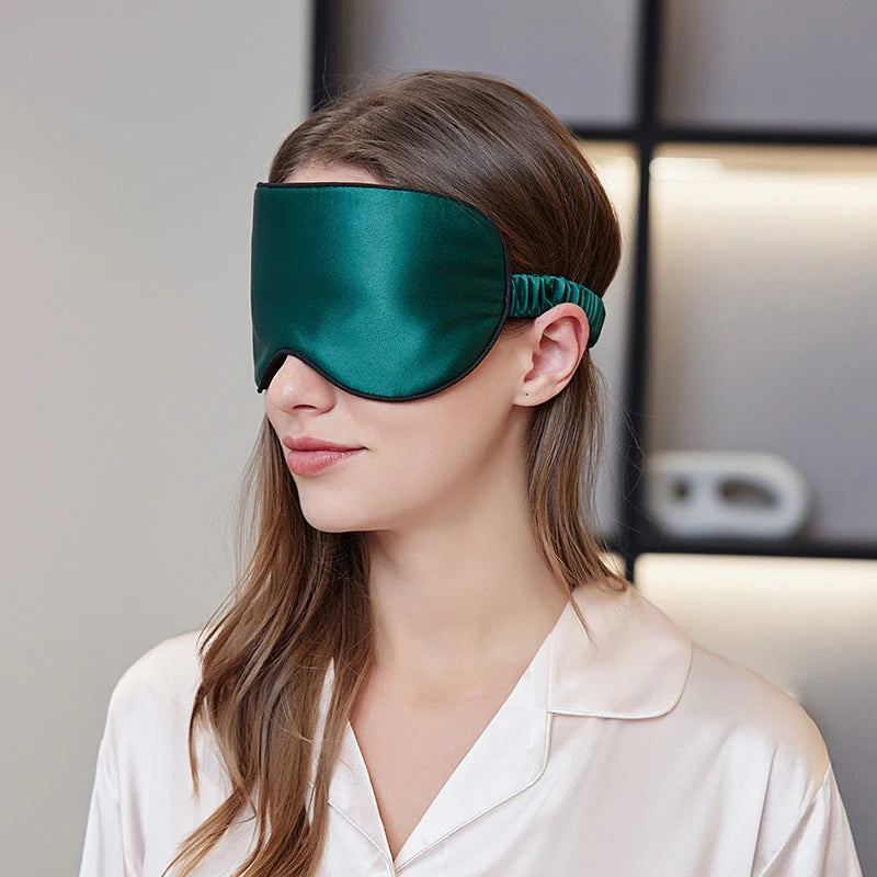 SILK NECK PILLOW WITH EYE MASK